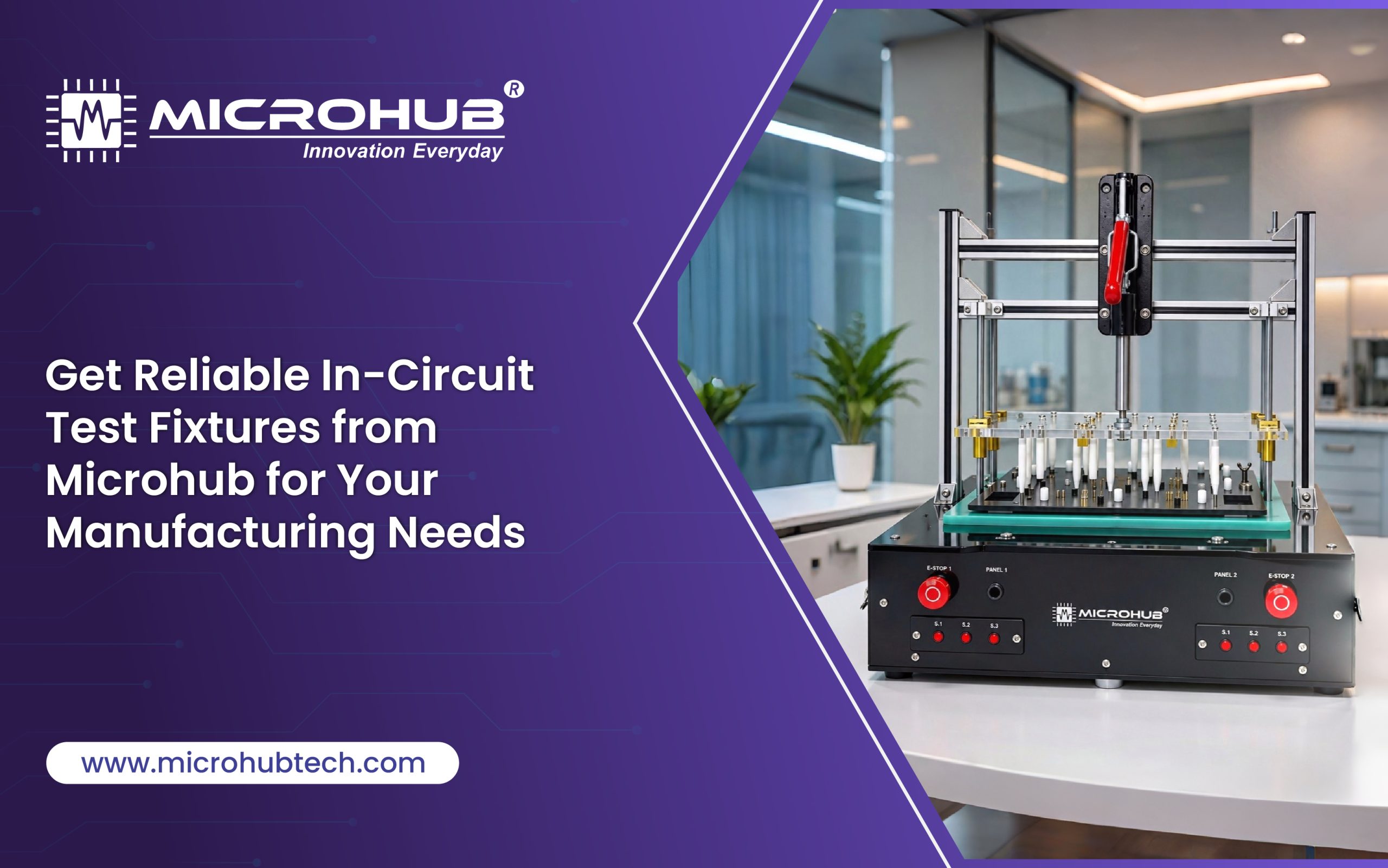 In-Circuit Test Fixture for PCB